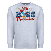 Heather Grey little miss firecracker Premium Sweatshirt - JahusDesignShop