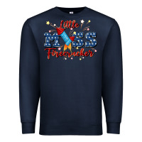 Navy little miss firecracker Premium Sweatshirt - JahusDesignShop
