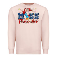 Pale Pink little miss firecracker Premium Sweatshirt - JahusDesignShop