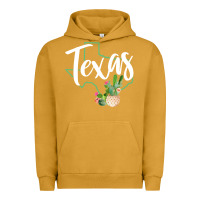 Pigment Peanut Butter texas state map pride cactus vintage texas sweatshirt Urban Hoodie - linhVisuals