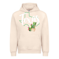 Sandshell texas state map pride cactus vintage texas sweatshirt Urban Hoodie - linhVisuals