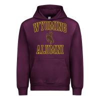 Mauve Wine wyoming cowboys apparel alumni classic arch long sleeve t shirt Urban Hoodie - linhVisuals
