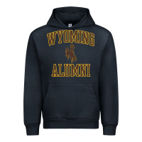 Navy wyoming cowboys apparel alumni classic arch long sleeve t shirt Urban Hoodie - linhVisuals