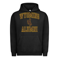 Pigment Black wyoming cowboys apparel alumni classic arch long sleeve t shirt Urban Hoodie - linhVisuals