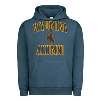 Pigment Midnight Navy wyoming cowboys apparel alumni classic arch long sleeve t shirt Urban Hoodie - linhVisuals