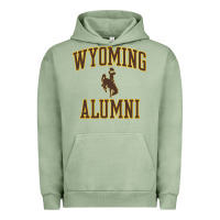 Pigment Oil Green wyoming cowboys apparel alumni classic arch long sleeve t shirt Urban Hoodie - linhVisuals