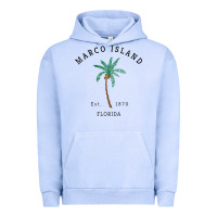Pigment Grape Ice womens marco island florida colorful palm tree retro novelty art v nec Urban Hoodie - linhVisuals