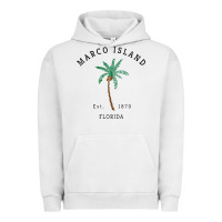 Pigment Lunar Rock womens marco island florida colorful palm tree retro novelty art v nec Urban Hoodie - linhVisuals
