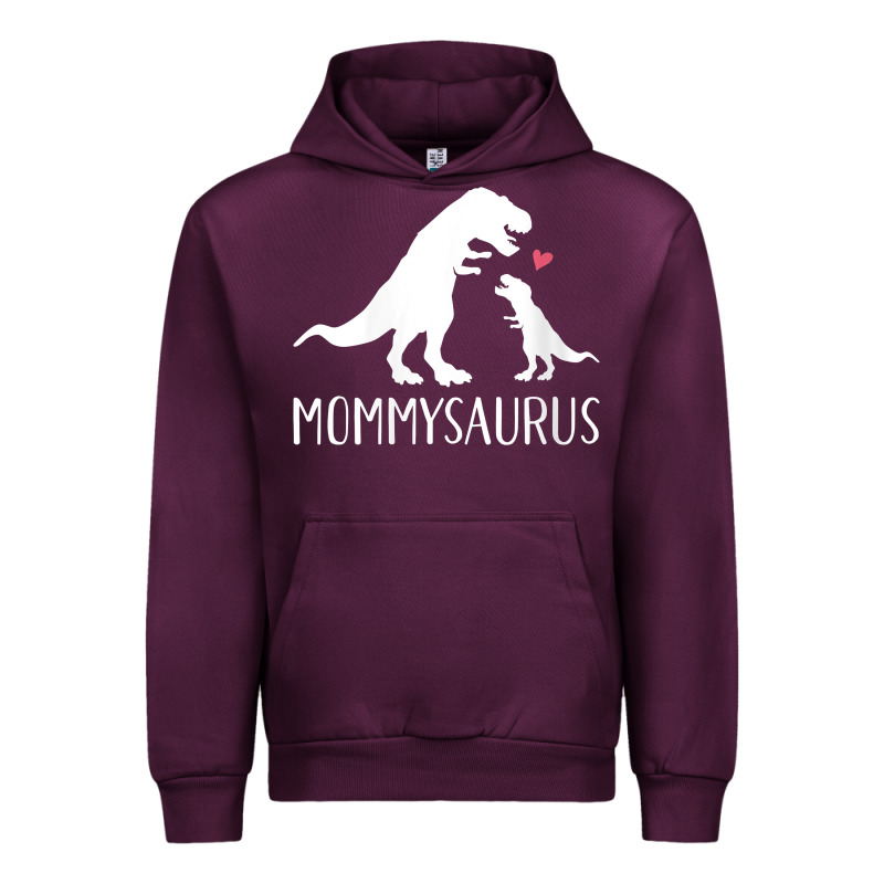 Womens Mommysaurus Mom And Baby Dinosaur V Neck T Shirt Urban Hoodie by linhVisuals | Teevron
