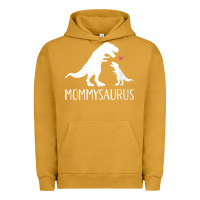 Pigment Peanut Butter womens mommysaurus mom and baby dinosaur v neck t shirt Urban Hoodie - linhVisuals