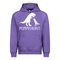 Tulip womens mommysaurus mom and baby dinosaur v neck t shirt Urban Hoodie - linhVisuals