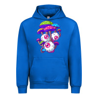 Cobalt psychedelic mushroom hippie magic fungus shrooms trance rave t shirt Urban Hoodie - linhVisuals