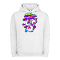 Pigment Lunar Rock psychedelic mushroom hippie magic fungus shrooms trance rave t shirt Urban Hoodie - linhVisuals