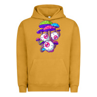 Pigment Peanut Butter psychedelic mushroom hippie magic fungus shrooms trance rave t shirt Urban Hoodie - linhVisuals