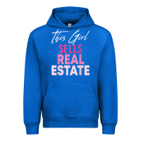 Cobalt this girl sells real estate realtor real estate agent broker t shirt Urban Hoodie - linhVisuals