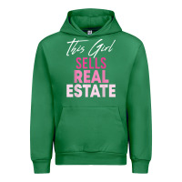 Emerald this girl sells real estate realtor real estate agent broker t shirt Urban Hoodie - linhVisuals