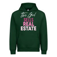 Forest Green this girl sells real estate realtor real estate agent broker t shirt Urban Hoodie - linhVisuals
