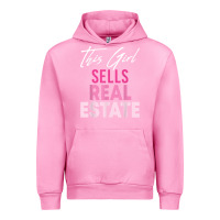 Fuchsia Pink this girl sells real estate realtor real estate agent broker t shirt Urban Hoodie - linhVisuals