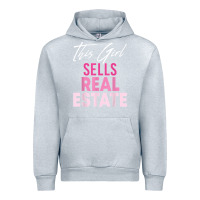 Heather Grey this girl sells real estate realtor real estate agent broker t shirt Urban Hoodie - linhVisuals