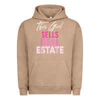 Pigment Burro this girl sells real estate realtor real estate agent broker t shirt Urban Hoodie - linhVisuals