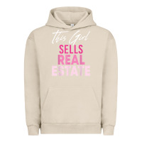 Pigment French Oak this girl sells real estate realtor real estate agent broker t shirt Urban Hoodie - linhVisuals