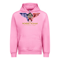 Fuchsia Pink wonder woman 80th all for wonder woman tank top Urban Hoodie - linhVisuals