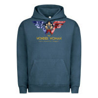 Pigment Midnight Navy wonder woman 80th all for wonder woman tank top Urban Hoodie - linhVisuals