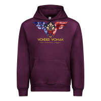 Mauve Wine wonder woman 80th all for wonder woman tank top Urban Hoodie - linhVisuals