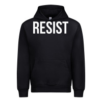 Black resist mens Urban Hoodie - linhVisuals