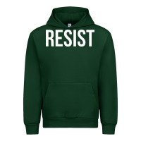 Forest Green resist mens Urban Hoodie - linhVisuals