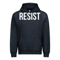 Navy resist mens Urban Hoodie - linhVisuals