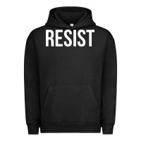 Pigment Black resist mens Urban Hoodie - linhVisuals
