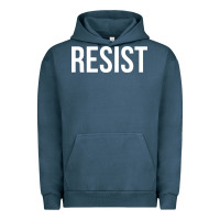 Pigment Midnight Navy resist mens Urban Hoodie - linhVisuals