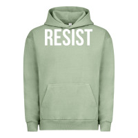 Pigment Oil Green resist mens Urban Hoodie - linhVisuals