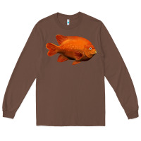 Chestnut California Garibaldi Fish Long Sleeve Tee - RanaPortraitStore