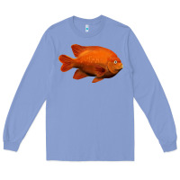 Colony Blue California Garibaldi Fish Long Sleeve Tee - RanaPortraitStore