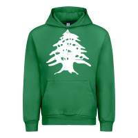 Emerald retro lebanon cedar lebanese Urban Hoodie - linhVisuals