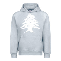 Heather Grey retro lebanon cedar lebanese Urban Hoodie - linhVisuals