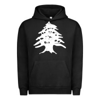 Pigment Black retro lebanon cedar lebanese Urban Hoodie - linhVisuals