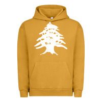 Pigment Peanut Butter retro lebanon cedar lebanese Urban Hoodie - linhVisuals