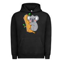 Pigment Black kids cute koala bear   for children kids koala bear Urban Hoodie - linhVisuals