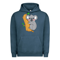 Pigment Midnight Navy kids cute koala bear   for children kids koala bear Urban Hoodie - linhVisuals