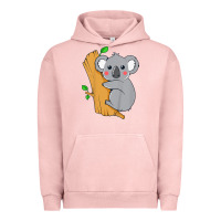 Pigment Salmon kids cute koala bear   for children kids koala bear Urban Hoodie - linhVisuals
