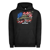 Pigment Black world of tanks veterans day collection (t26e3 eagle 7) t shirt Urban Hoodie - linhVisuals