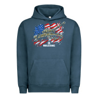 Pigment Midnight Navy world of tanks veterans day collection (t26e3 eagle 7) t shirt Urban Hoodie - linhVisuals