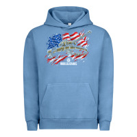 Pigment Pebble Blue world of tanks veterans day collection (t26e3 eagle 7) t shirt Urban Hoodie - linhVisuals