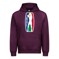 Mauve Wine basketball africa league Urban Hoodie - linhVisuals