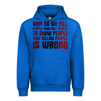 Cobalt why do we kill people who kill people to show that killing people Urban Hoodie - linhVisuals
