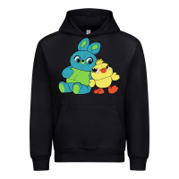 Black bunny and ducky Urban Hoodie - linhVisuals