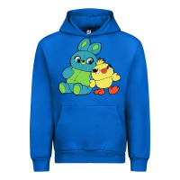 Cobalt bunny and ducky Urban Hoodie - linhVisuals